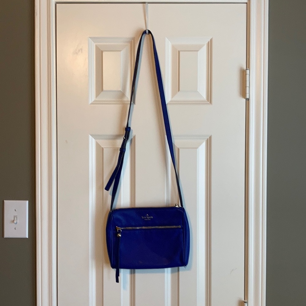 Kate Spade bright blue crossbody